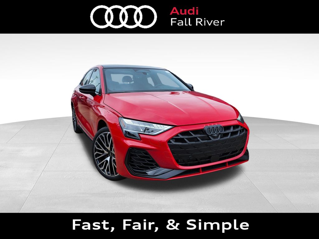 Progressive Red Metallic 2026 Audi S3 Sedan All-Wheel Drive 7-Speed Automatic
