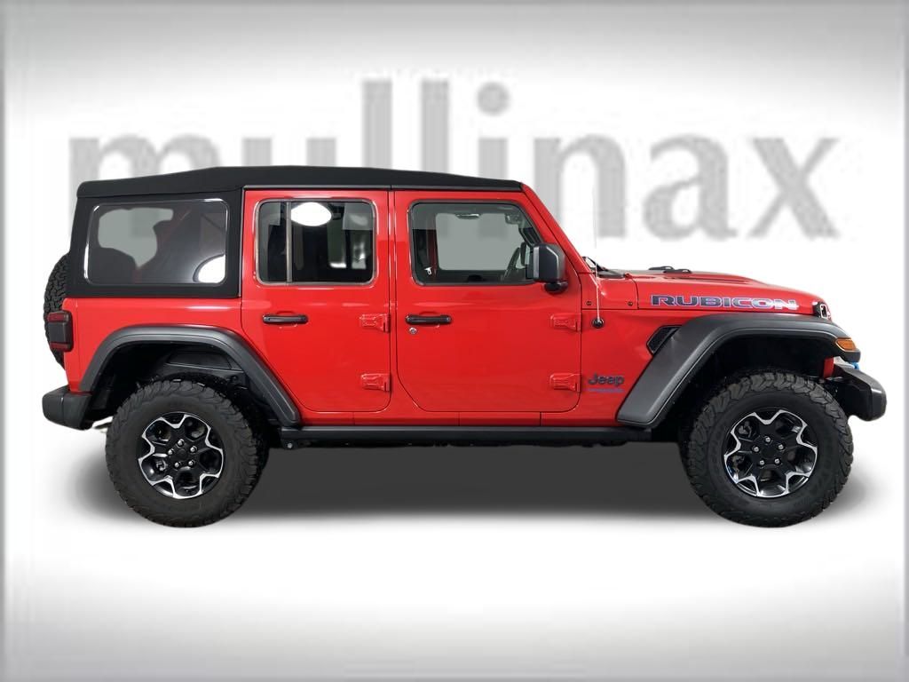 Certified 2022 Jeep Wrangler Unlimited Rubicon 4XE with VIN 1C4JJXR67NW215249 for sale in Vero Beach, FL