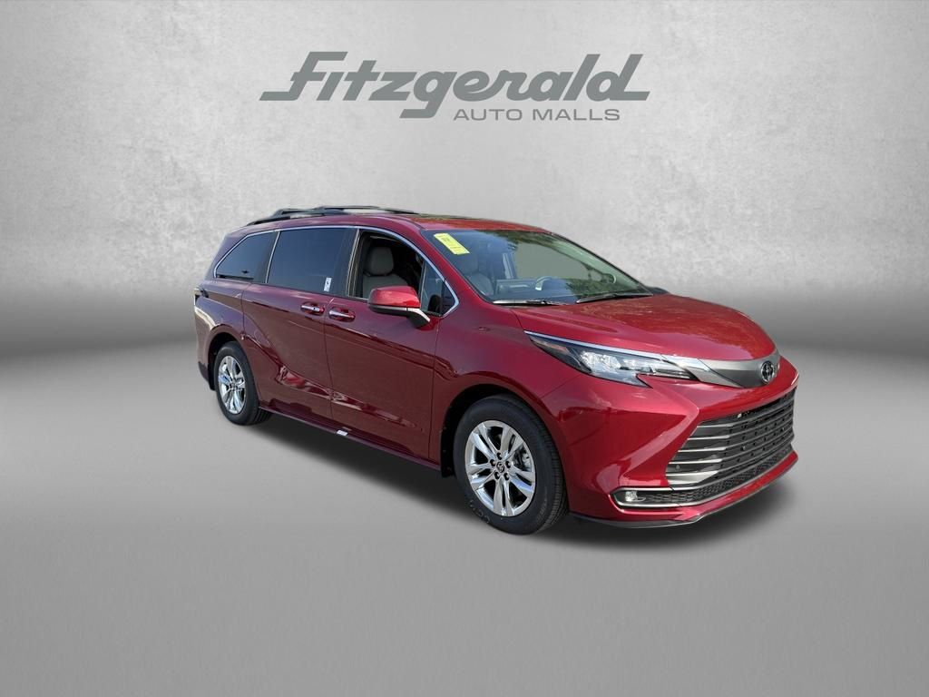 Red (Ruby Flare Pearl) 2026 Toyota Sienna Minivan All-Wheel Drive Continuously Variable Transmission