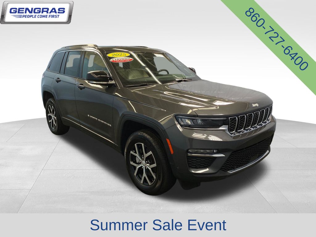 Baltic Gray Metallic Clearcoat 2025 Jeep Grand Cherokee SUV / Crossover Four-Wheel Drive 8-Speed Automatic