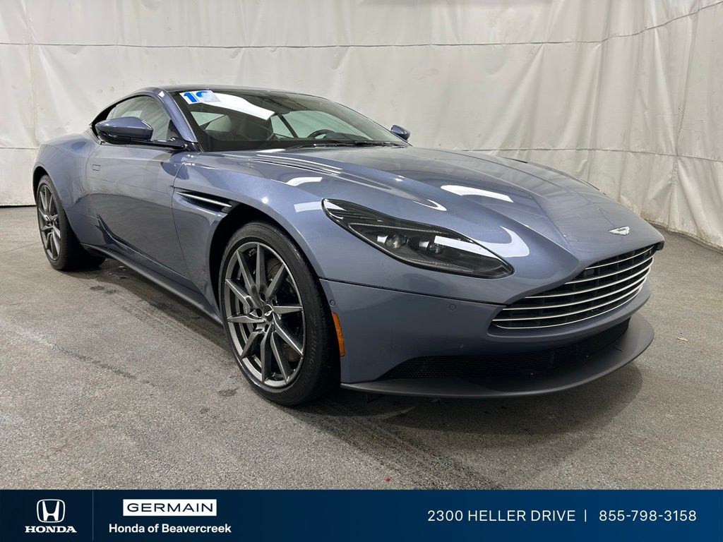 Q Frosted Glass Blue 2019 Aston Martin DB11 V8 Coupe RWD Coupe Rear-Wheel Drive 8-Speed Automatic