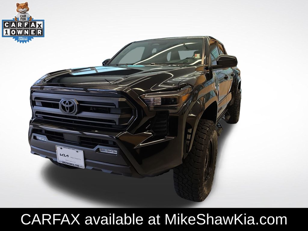 Black 2025 Toyota Tacoma Pickup Truck Four-Wheel Drive 8-Speed Automatic