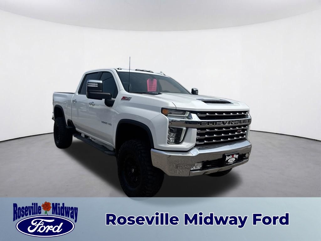 Summit White 2021 Chevrolet Silverado 3500HD Pickup Truck Four-Wheel Drive Automatic