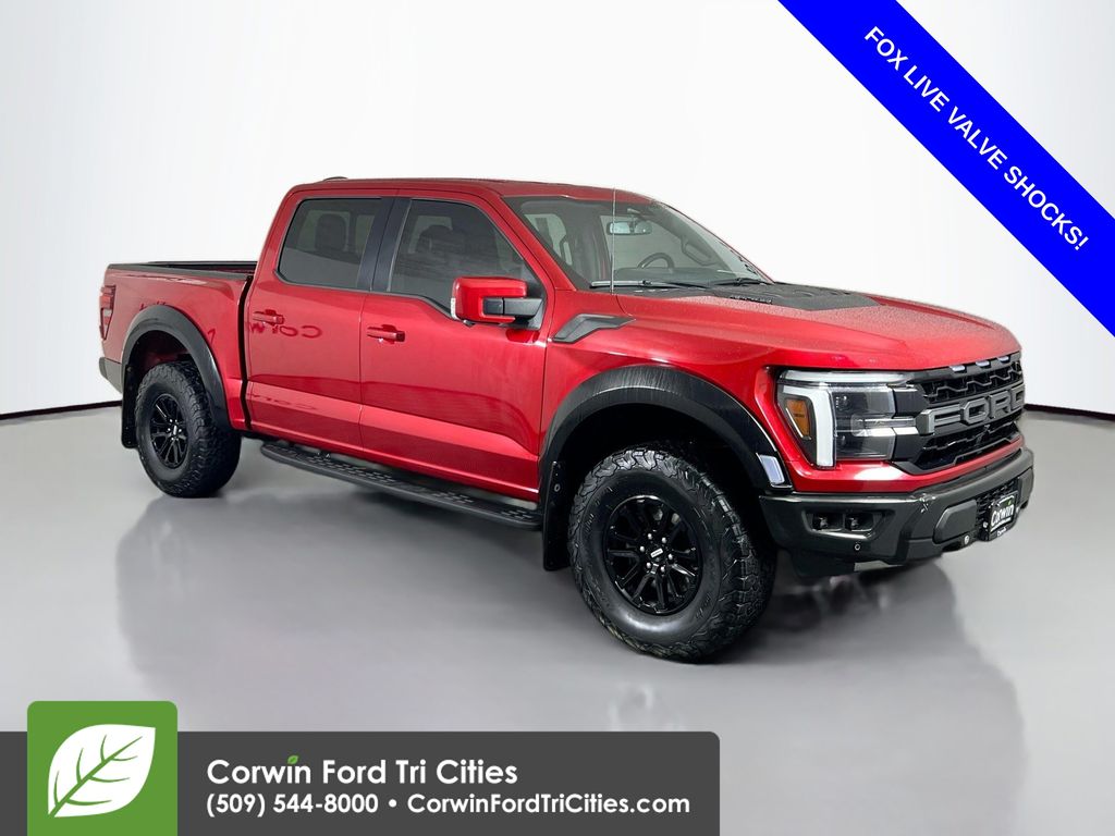 Rapid Red Metallic Tinted Clearcoat 2025 Ford F-150 Pickup Truck Four-Wheel Drive Automatic