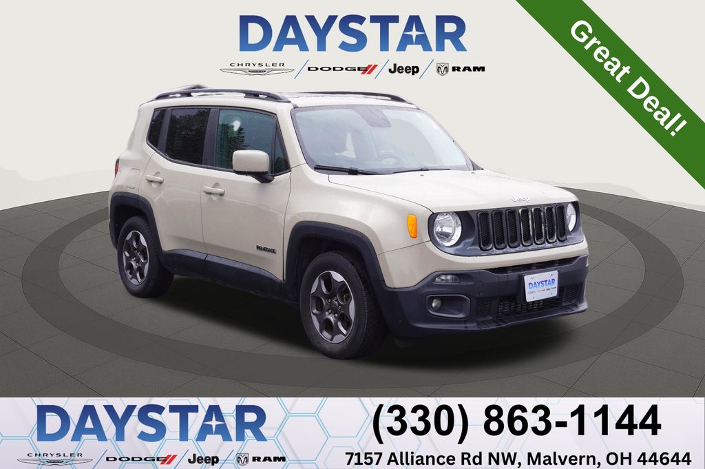 Mojave Sand 2016 Jeep Renegade Latitude FWD SUV / Crossover Front-Wheel Drive 6-Speed Manual
