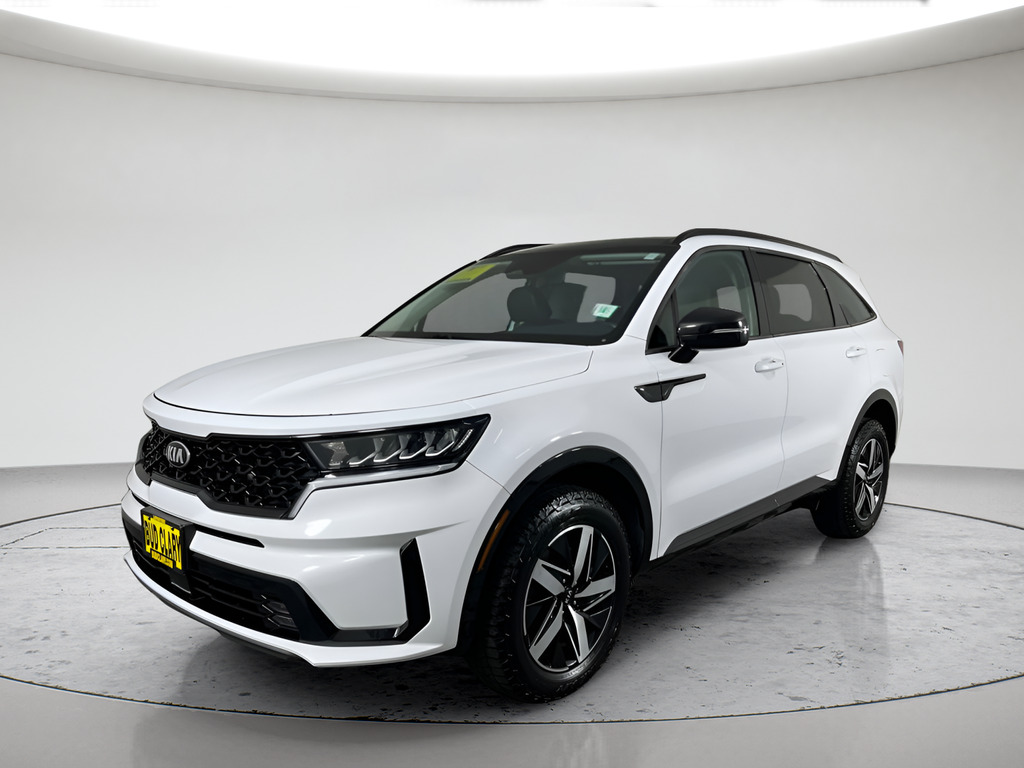 Glacial White Pearl 2021 Kia Sorento EX AWD SUV / Crossover All-Wheel Drive 8-Speed Dual Clutch