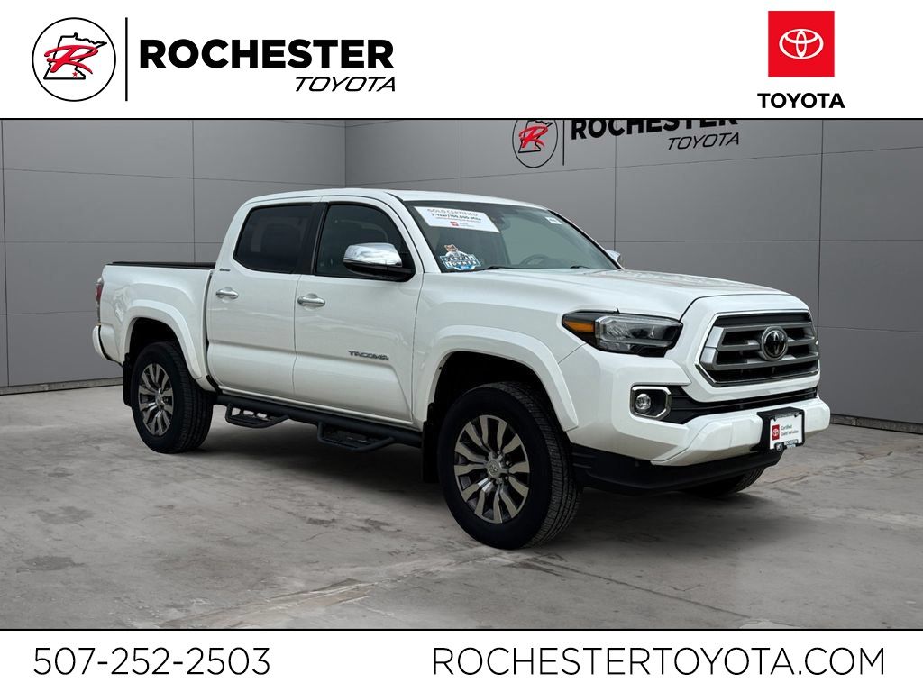 White 2022 Toyota Tacoma Pickup Truck Four-Wheel Drive 6-Speed Automatic