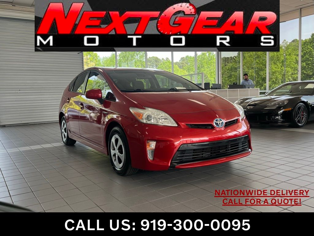 Barcelona Red Metallic 2013 Toyota Prius Three Hatchback Front-Wheel Drive Continuously Variable Transmission