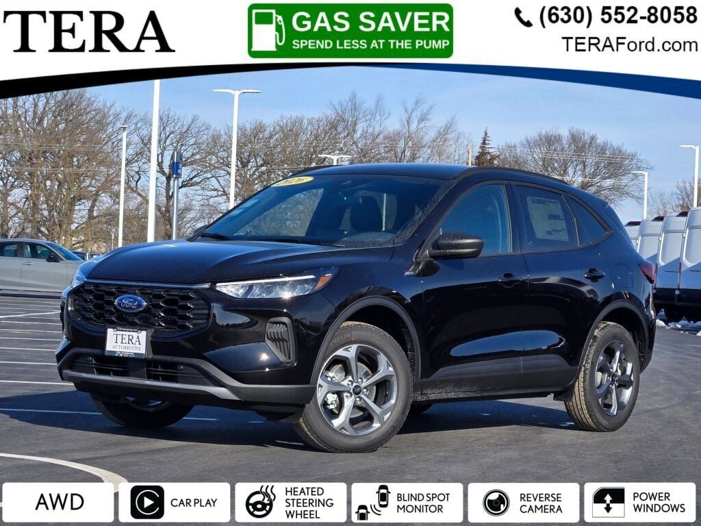 Agate Black Metallic 2026 Ford Escape ST-Line AWD SUV / Crossover All-Wheel Drive 8-Speed Automatic