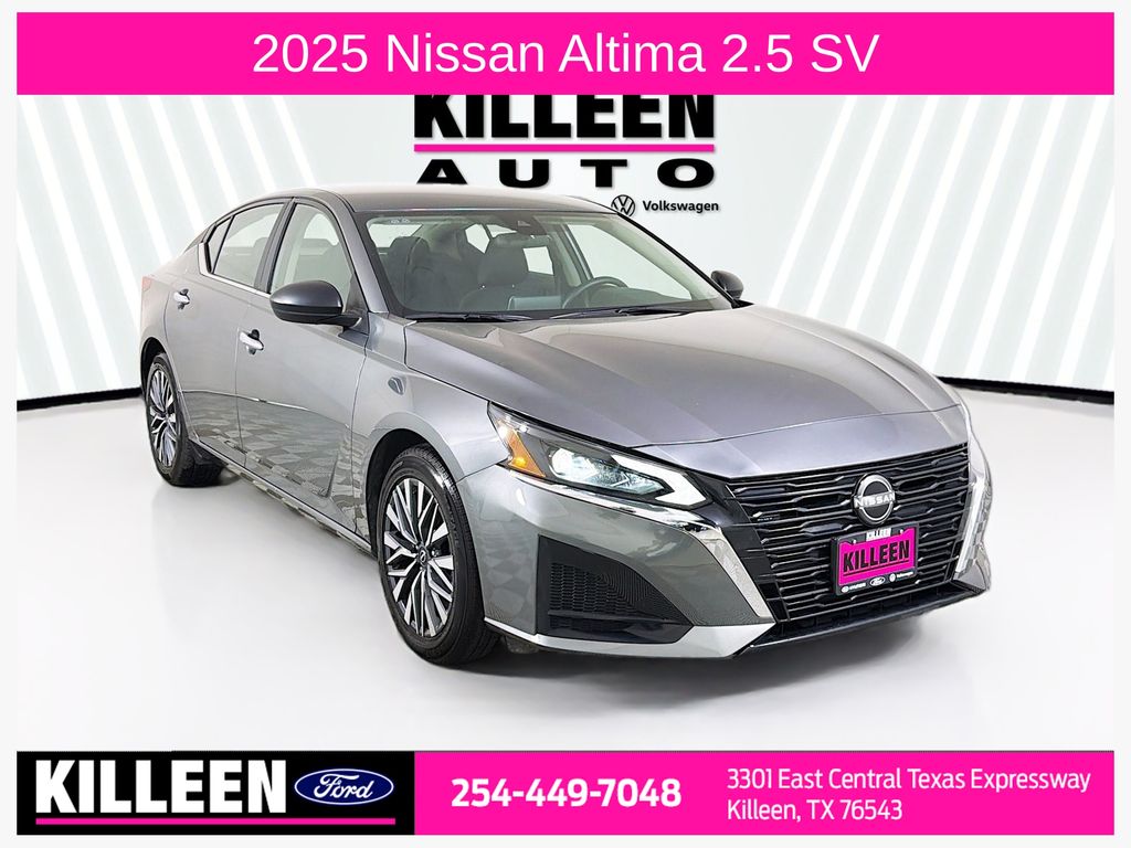 Gray (Gun Metallic) 2025 Nissan Altima Sedan Front-Wheel Drive Continuously Variable Transmission