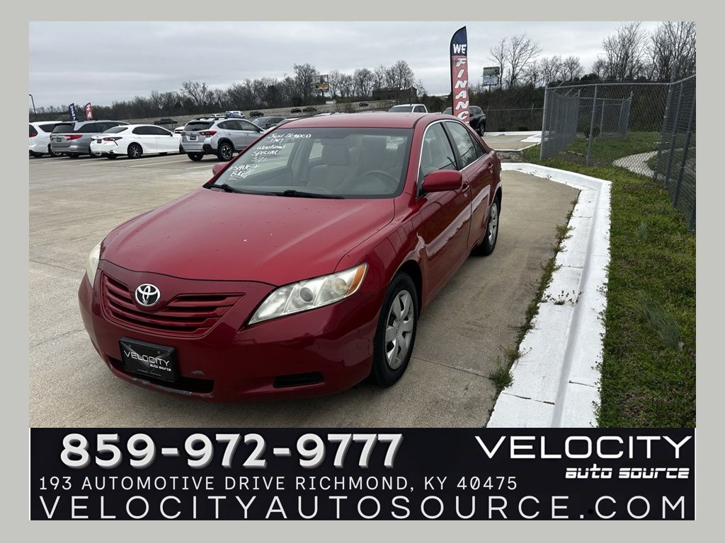 Barcelona Red Metallic 2008 Toyota Camry LE Sedan Front-Wheel Drive 5-Speed Automatic