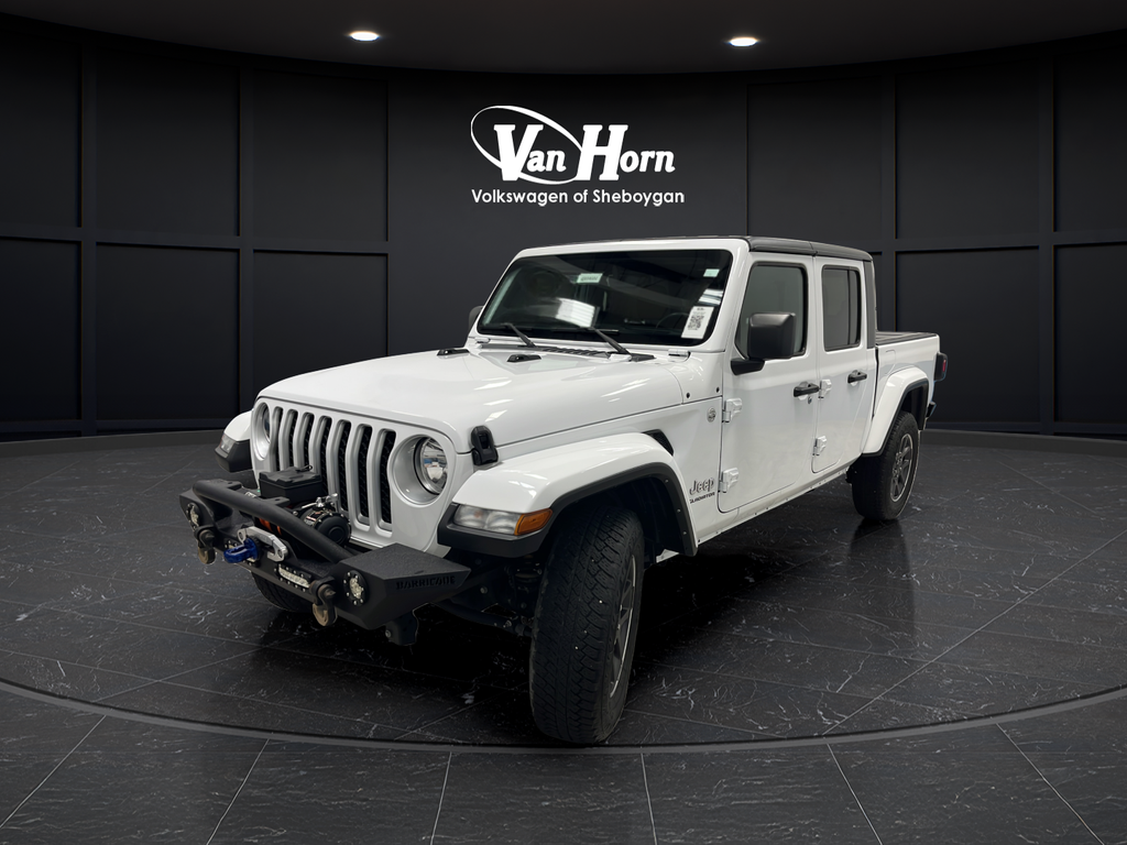 Used 2022 Bright White Clearcoat Jeep Overland image 3
