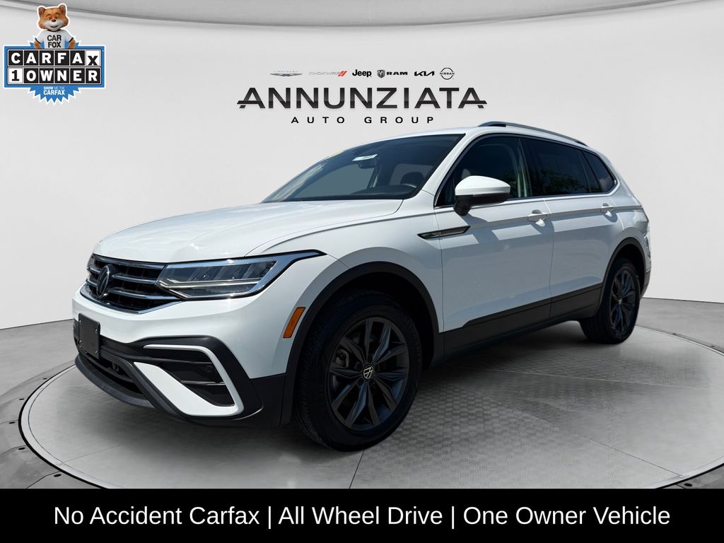 White 2022 Volkswagen Tiguan SUV / Crossover All-Wheel Drive 8-Speed Automatic