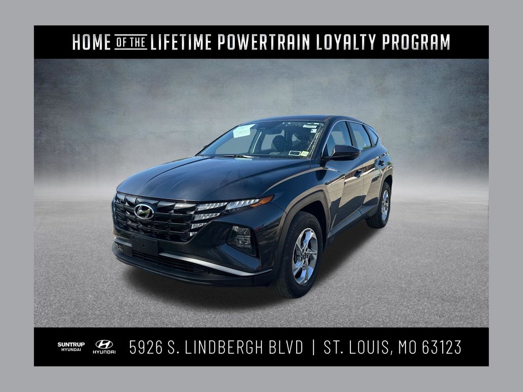 Dark Gray Metallic 2024 Hyundai Tucson SE AWD SUV / Crossover All-Wheel Drive 8-Speed Automatic