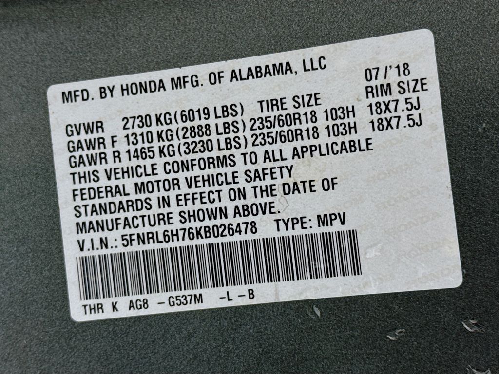 Used Car 2019 Honda Odyssey  Ex-l For Sale Under $25,000 In Austin, Texas