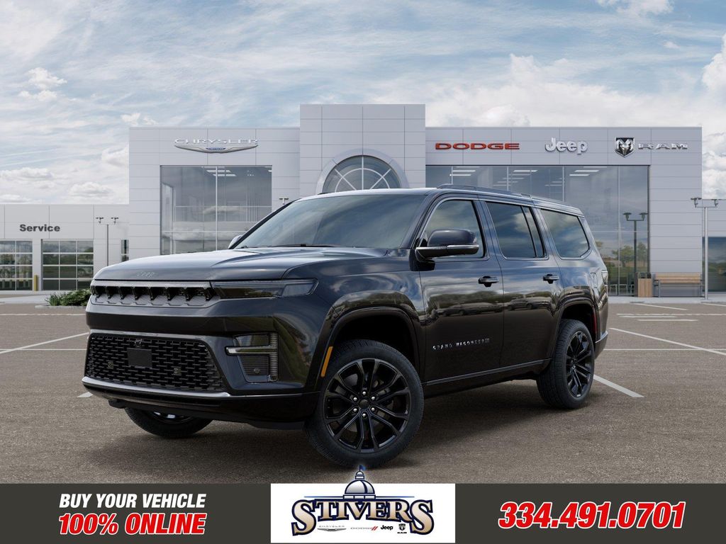 High Gloss Black 2026 Jeep Grand Wagoneer SUV / Crossover Four-Wheel Drive 8-Speed Automatic