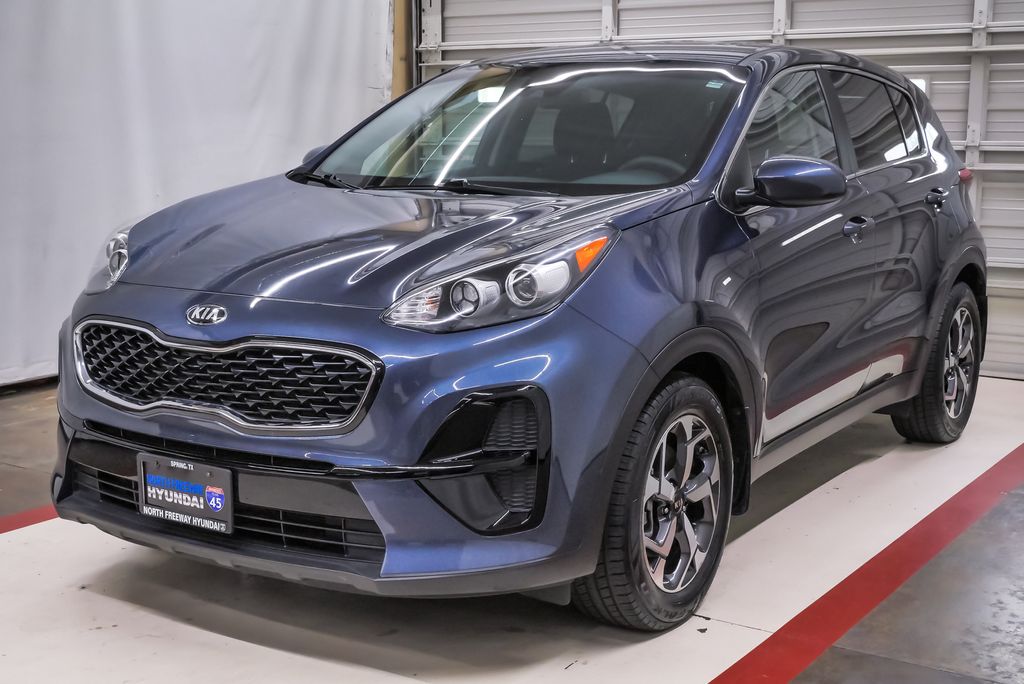 Pacific Blue 2022 Kia Sportage SUV / Crossover Front-Wheel Drive 6-Speed Automatic Overdrive