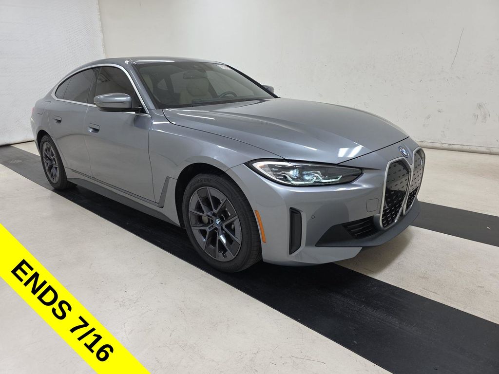 Skyscraper Gray Metallic 2023 BMW i4 Sedan Rear-Wheel Drive Automatic