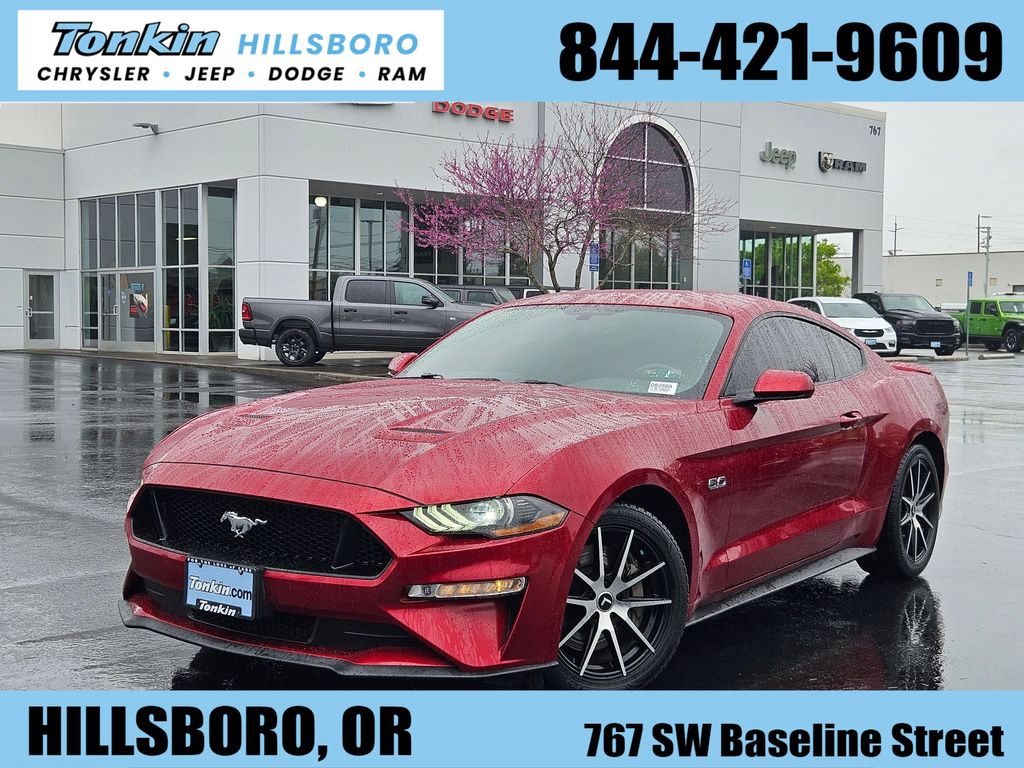 Ruby Red Metallic 2019 Ford Mustang GT Coupe RWD Coupe Rear-Wheel Drive 6-Speed Manual