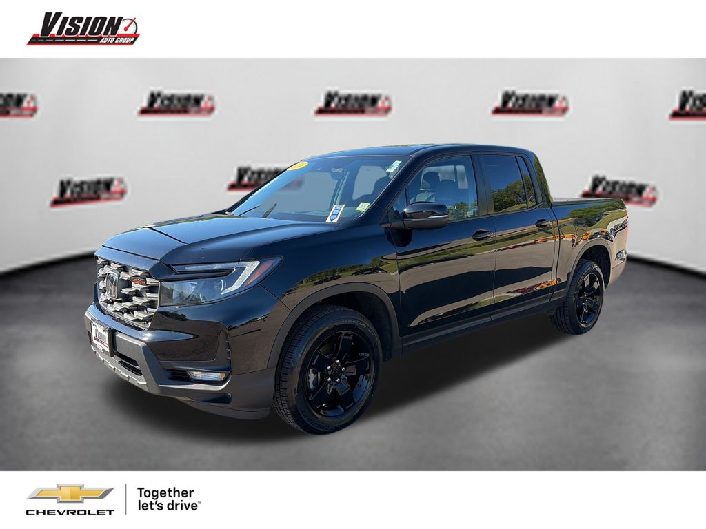 Crystal Black Pearl 2024 Honda Ridgeline TrailSport AWD Pickup Truck All-Wheel Drive 9-Speed Automatic
