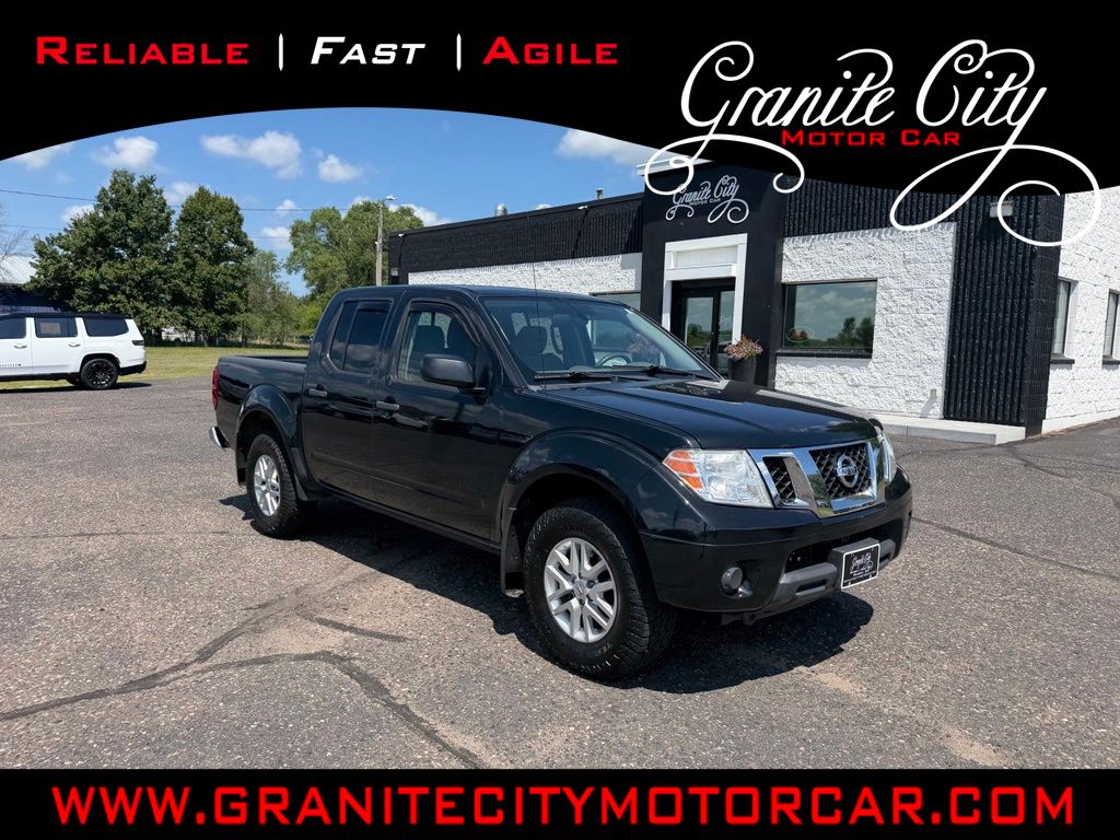 Gray (Magnetic Black Pearl) 2019 Nissan Frontier Pickup Truck Four-Wheel Drive 5-Speed Automatic Overdrive