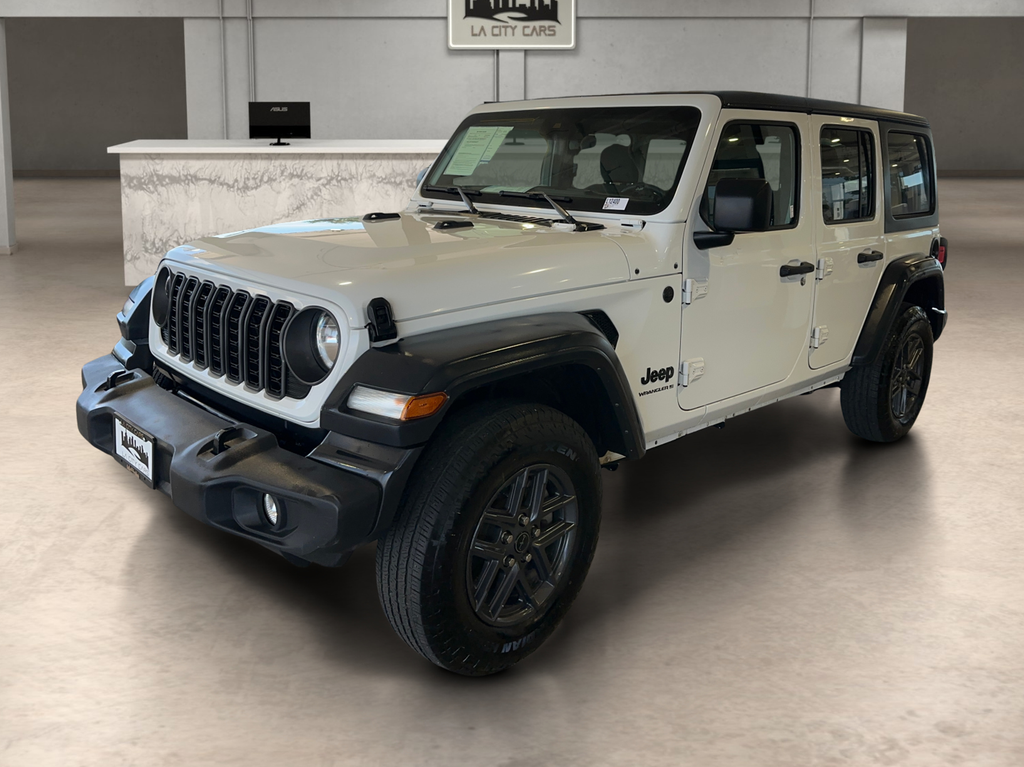 Bright White Clearcoat 2024 Jeep Wrangler SUV / Crossover Four-Wheel Drive 8-Speed Automatic