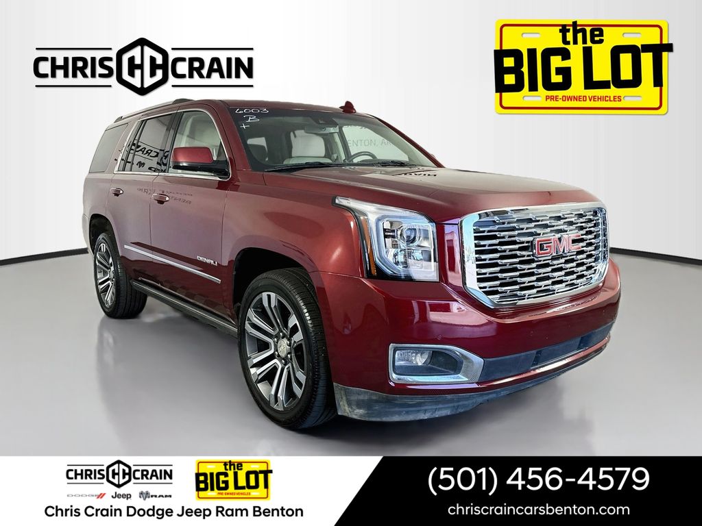 Crimson Red 2019 GMC Yukon SUV / Crossover Four-Wheel Drive 