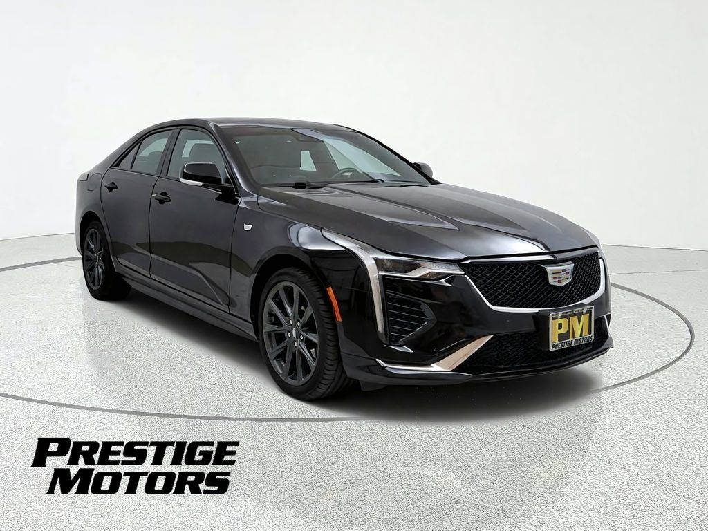 Black 2024 Cadillac CT4 Sedan All-Wheel Drive 8-Speed Automatic