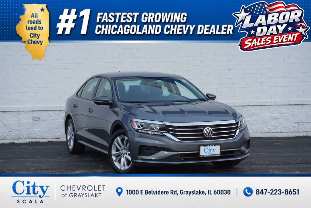 Gray 2020 Volkswagen Passat Sedan Front-Wheel Drive 6-Speed Automatic