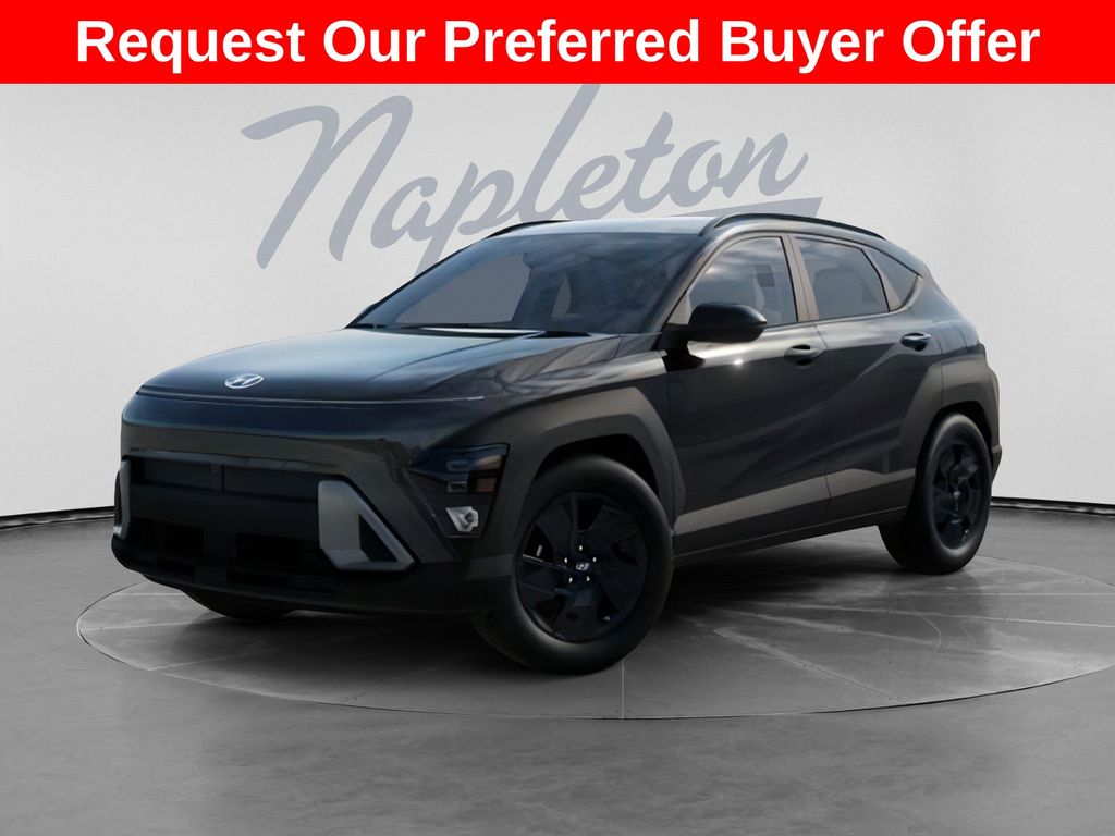 Abyss Black Pearl 2026 Hyundai Kona SUV / Crossover Front-Wheel Drive Continuously Variable Transmission