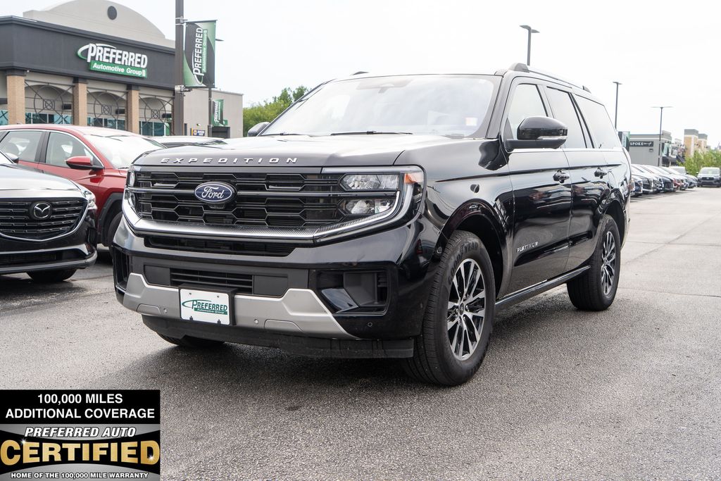 Black Metallic 2025 Ford Expedition SUV / Crossover Four-Wheel Drive Automatic