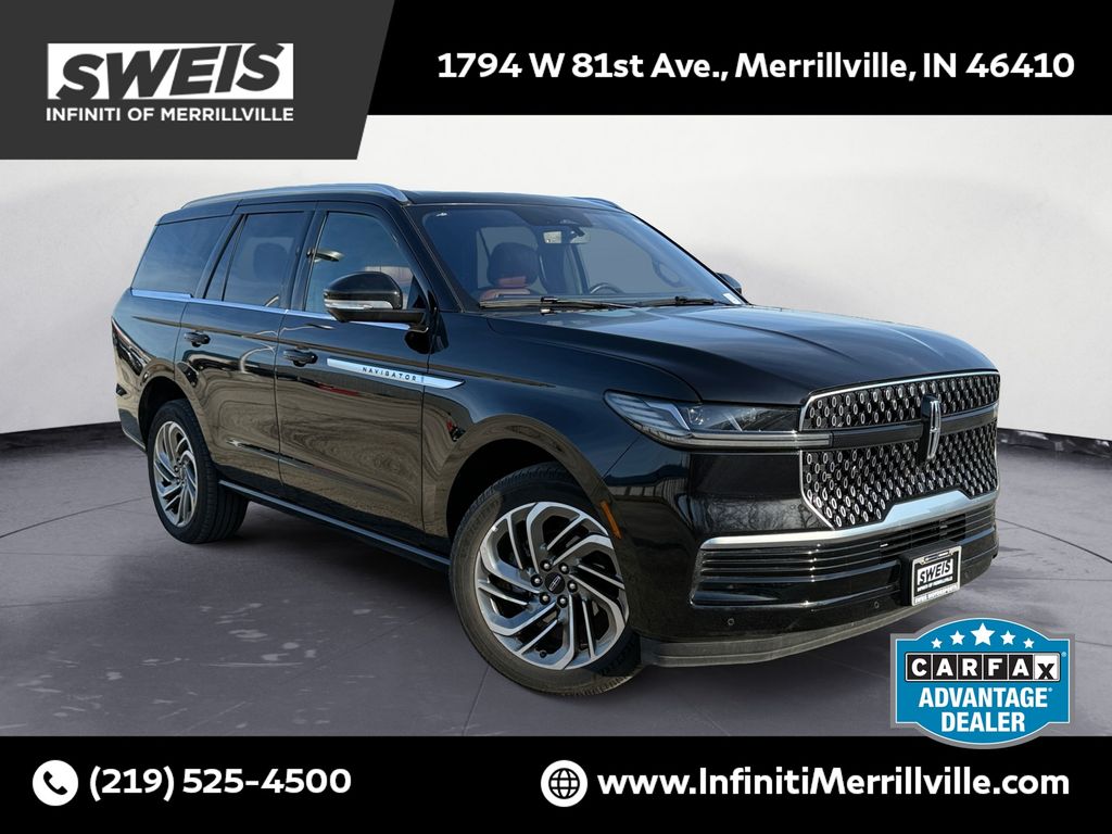 Black Metallic 2025 Lincoln Navigator Reserve 4WD SUV / Crossover Four-Wheel Drive Automatic