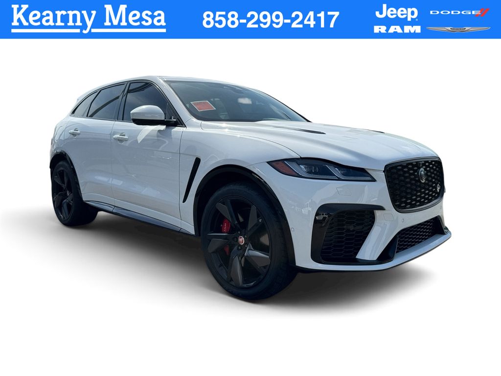 White 2022 Jaguar F-PACE SUV / Crossover All-Wheel Drive 8-Speed Automatic