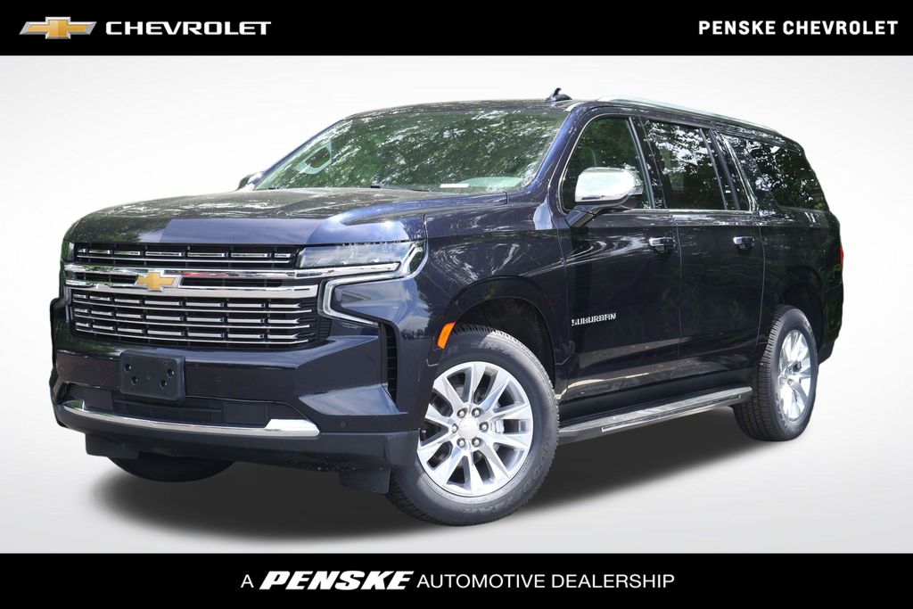 Midnight Blue Metallic 2024 Chevrolet Suburban SUV / Crossover Four-Wheel Drive Automatic