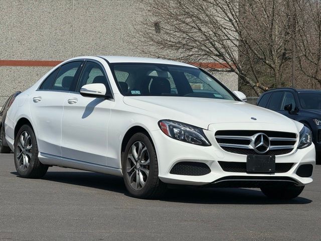 Polar White 2015 Mercedes-Benz C-Class C 300 4MATIC Sedan All-Wheel Drive 7-Speed Automatic