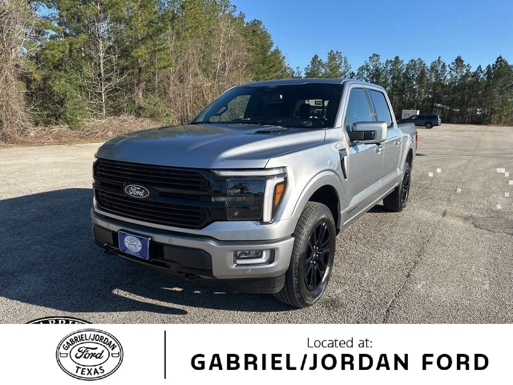 Iconic Silver Metallic 2025 Ford F-150 Pickup Truck Four-Wheel Drive Automatic
