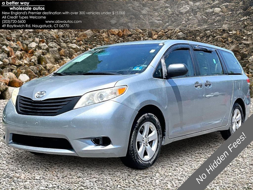 Silver Sky Metallic 2012 Toyota Sienna Minivan Front-Wheel Drive 6-Speed Automatic Overdrive