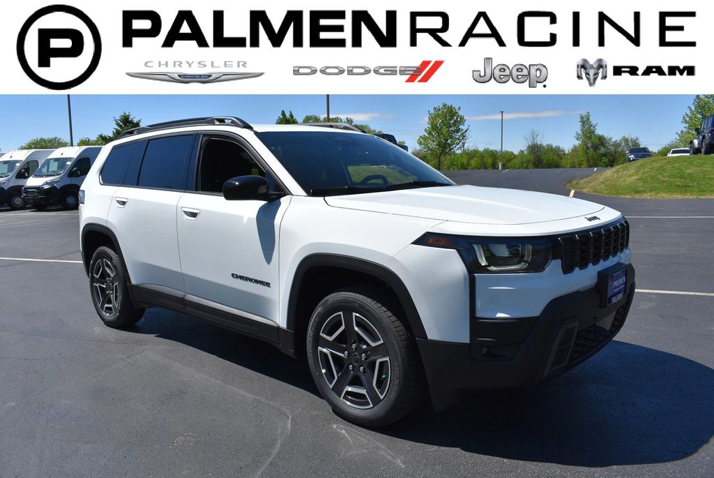 Bright White Clearcoat 2026 Jeep Cherokee SUV / Crossover Four-Wheel Drive Continuously Variable Transmission