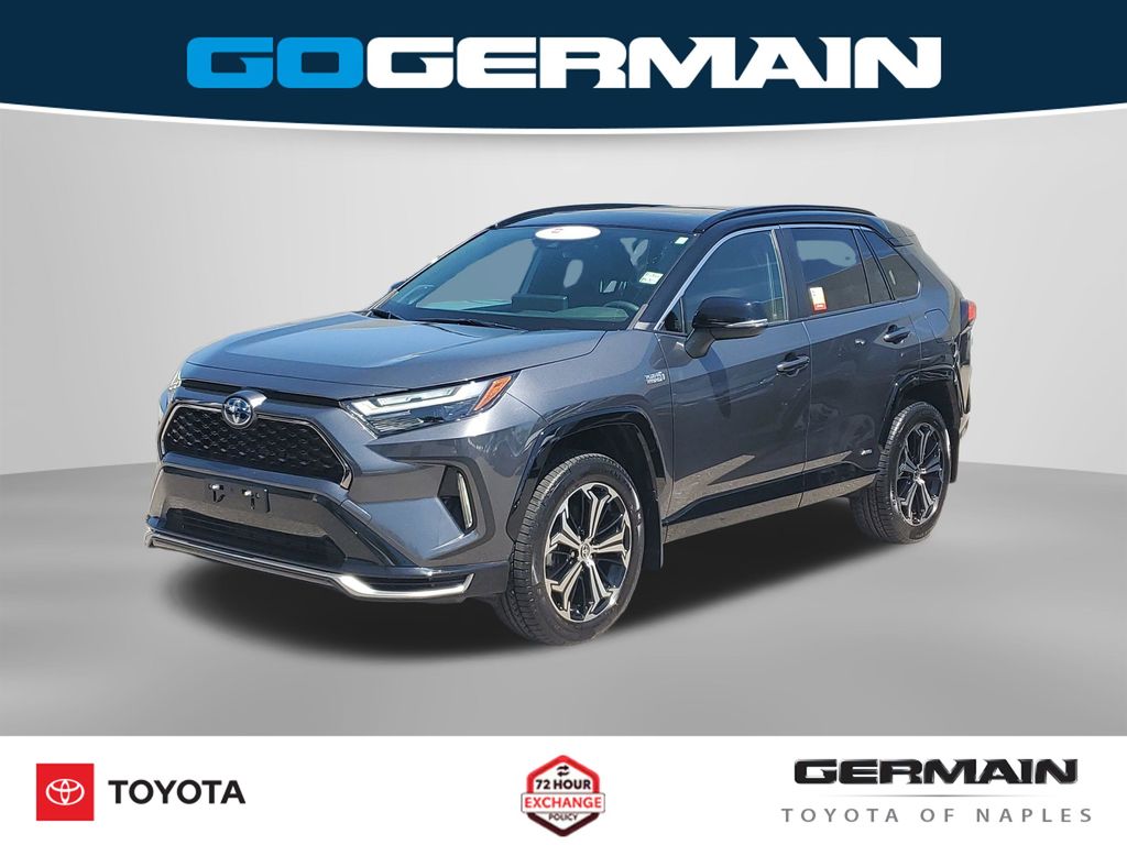 Magnetic Gray Metallic 2023 Toyota RAV4 Prime SUV / Crossover All-Wheel Drive Continuously Variable Transmission