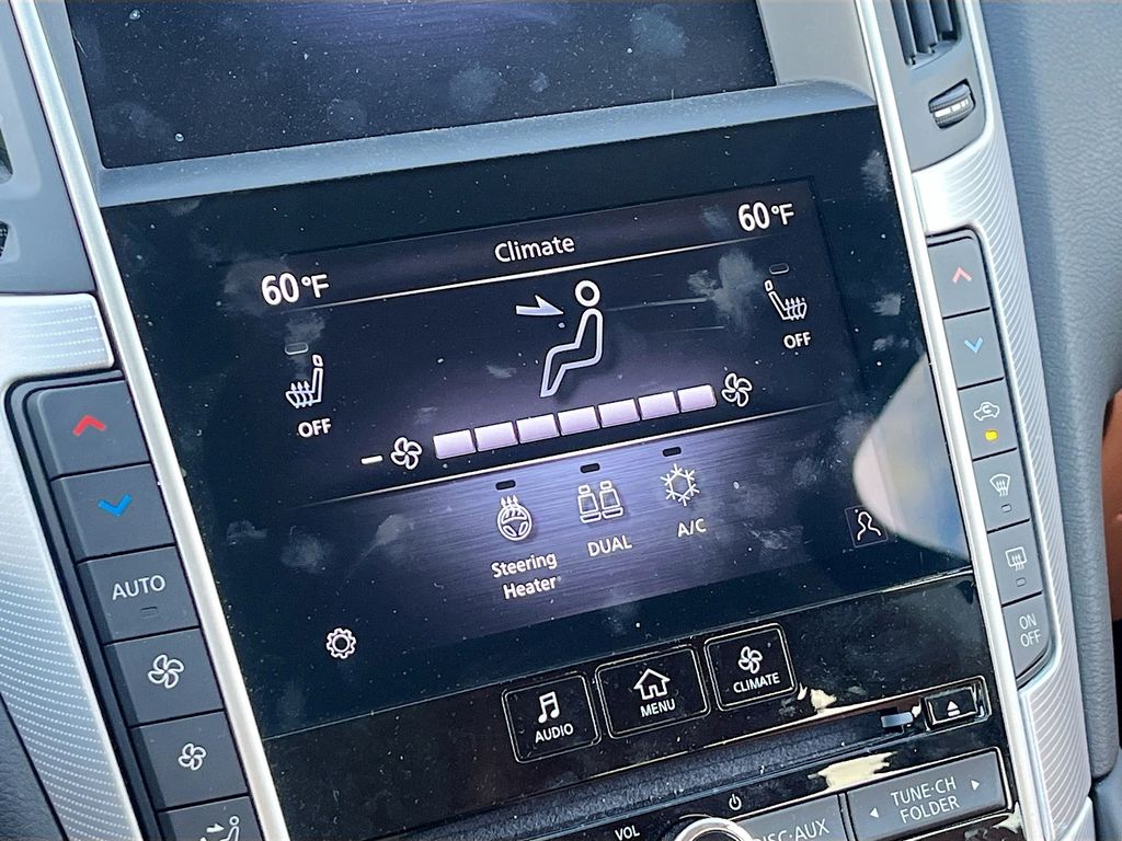 2024 INFINITI Q50 LUXE White at AutoSavvy Houston Southwest