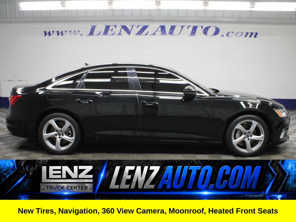 Brilliant Black 2024 Audi A6 Sedan All-Wheel Drive 7-Speed Automatic