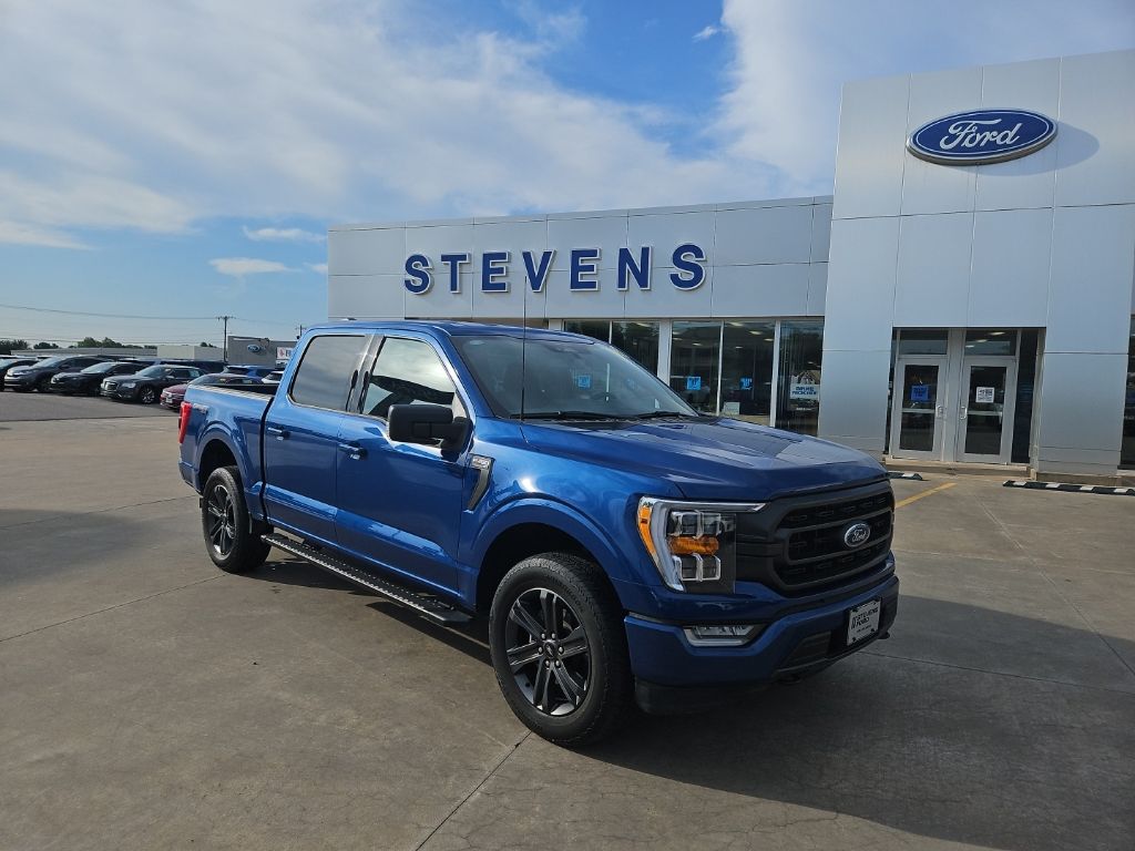 Atlas Blue Metallic 2023 Ford F-150 Pickup Truck Four-Wheel Drive Automatic