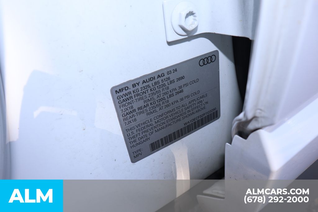 Used 2024 White Audi Premium image 38