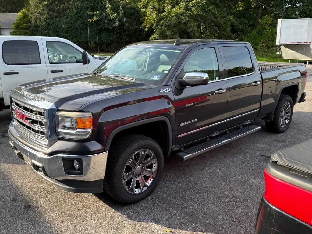 Gray (Iridium Metallic) 2015 GMC Sierra 1500 Pickup Truck Four-Wheel Drive 6-Speed Automatic Overdrive