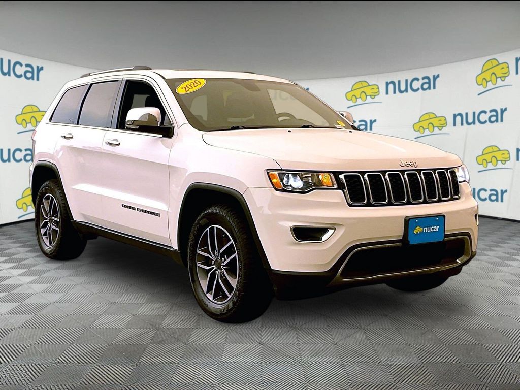 Bright White Clearcoat 2020 Jeep Grand Cherokee SUV / Crossover Four-Wheel Drive 8-Speed Automatic