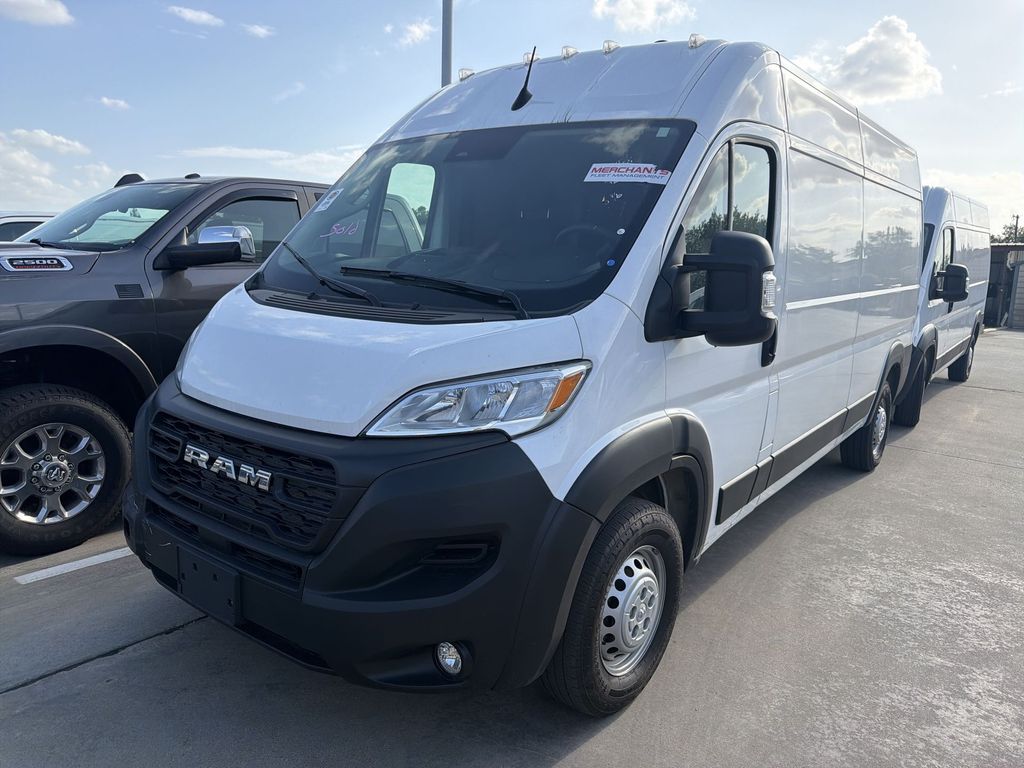 Bright White Clearcoat 2025 RAM ProMaster Van 9-Speed Automatic