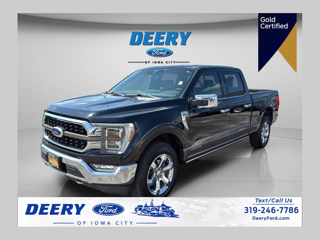 Agate Black Metallic 2023 Ford F-150 Pickup Truck Four-Wheel Drive 10-Speed Automatic
