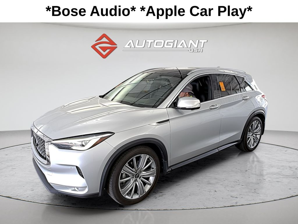 Gray (Liquid Platinum) 2021 INFINITI QX50 Sensory FWD SUV / Crossover Front-Wheel Drive Continuously Variable Transmission