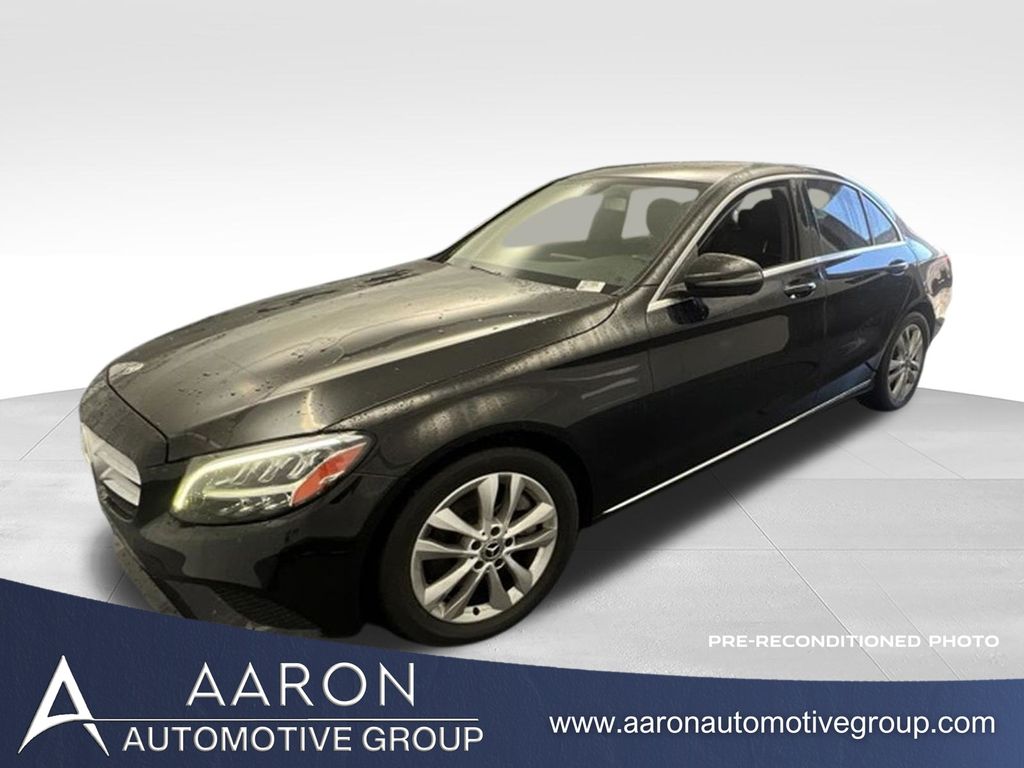 Black 2019 Mercedes-Benz C-Class Sedan Rear-Wheel Drive 9-Speed Automatic