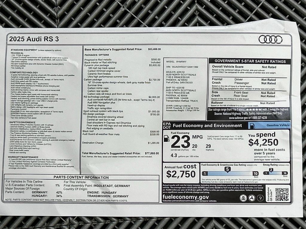 Thumbnail: 2025 Audi RS 3 - 9